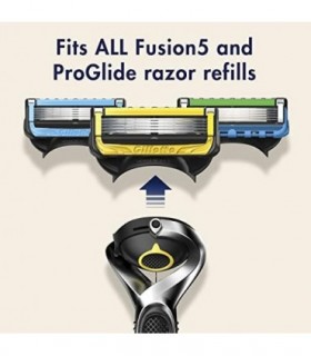 Recargas de lâmina de barbear Gillette ProGlide Shield Mens, 4 unidades, escudos contra irritação da pele