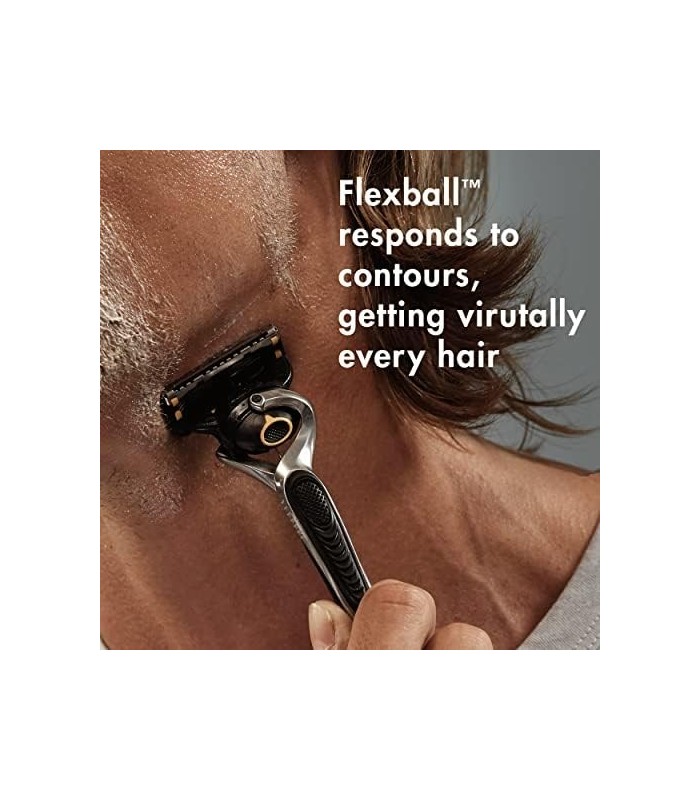 Recargas de lâmina de barbear Gillette ProGlide Shield Mens, 4 unidades, escudos contra irritação da pele