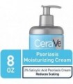 CeraVe Creme Hidratante para Tratamento de Psoríase | Com Ácido Salicílico para Alívio da Coceira da Pele Seca e Uréia para Hidr